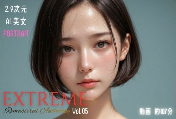 【2.9次元AI美女 PORTRAIT EXTREME Remastered Anthology VOL.05 AI SEX 動画集】KEI diffusion@
